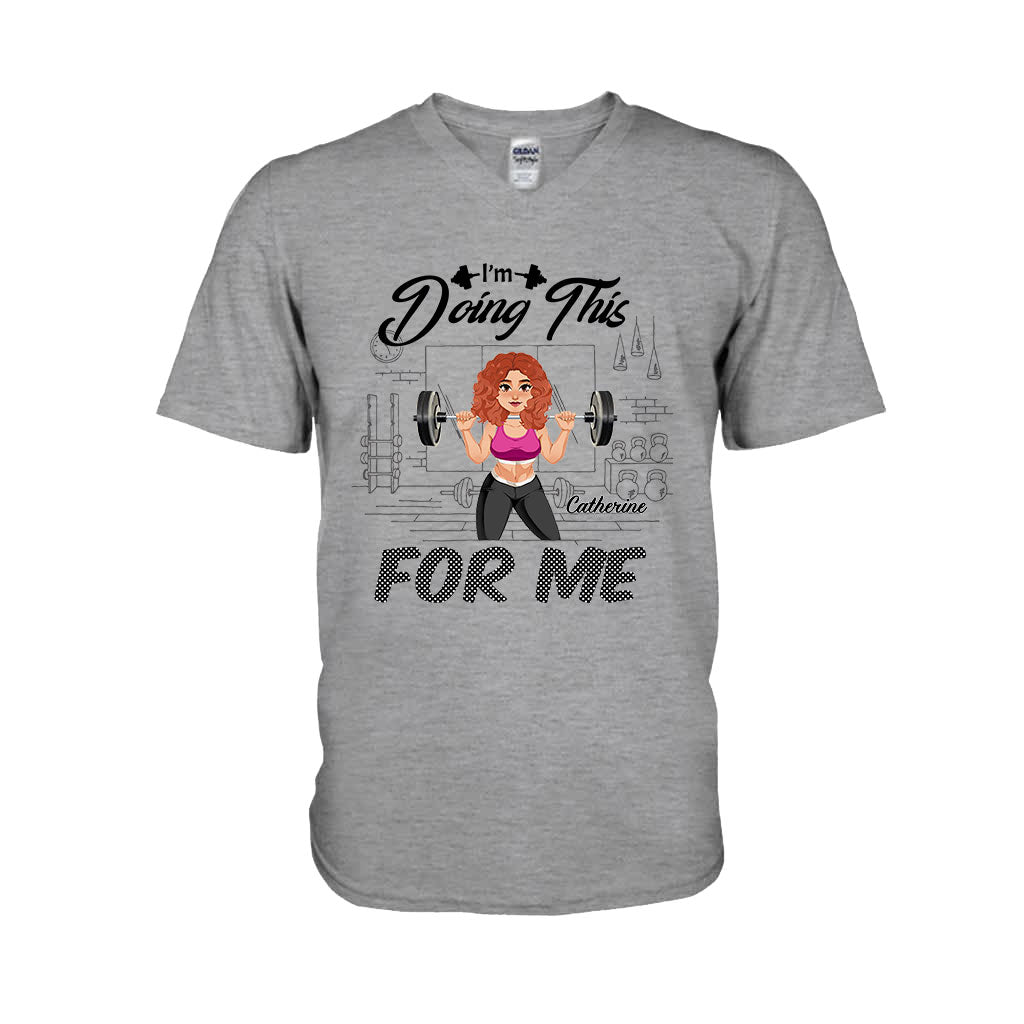 I'm Doing This For Me - Personalized Fitness T-shirt And Hoodie