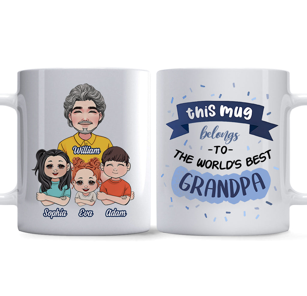 World's Best Grandad - Personalized Grandpa Mug