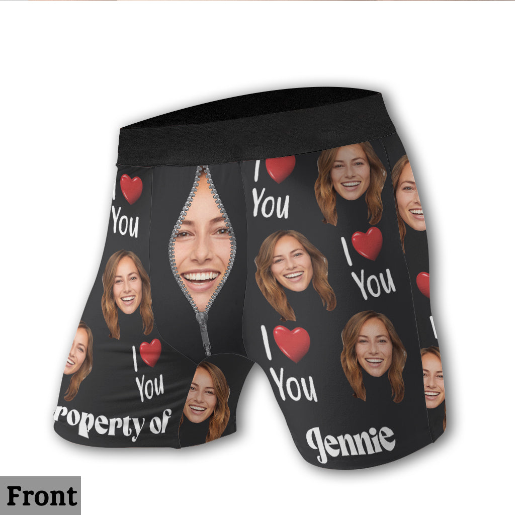 My Property - Personalized Gift For Him Men Boxer Briefs