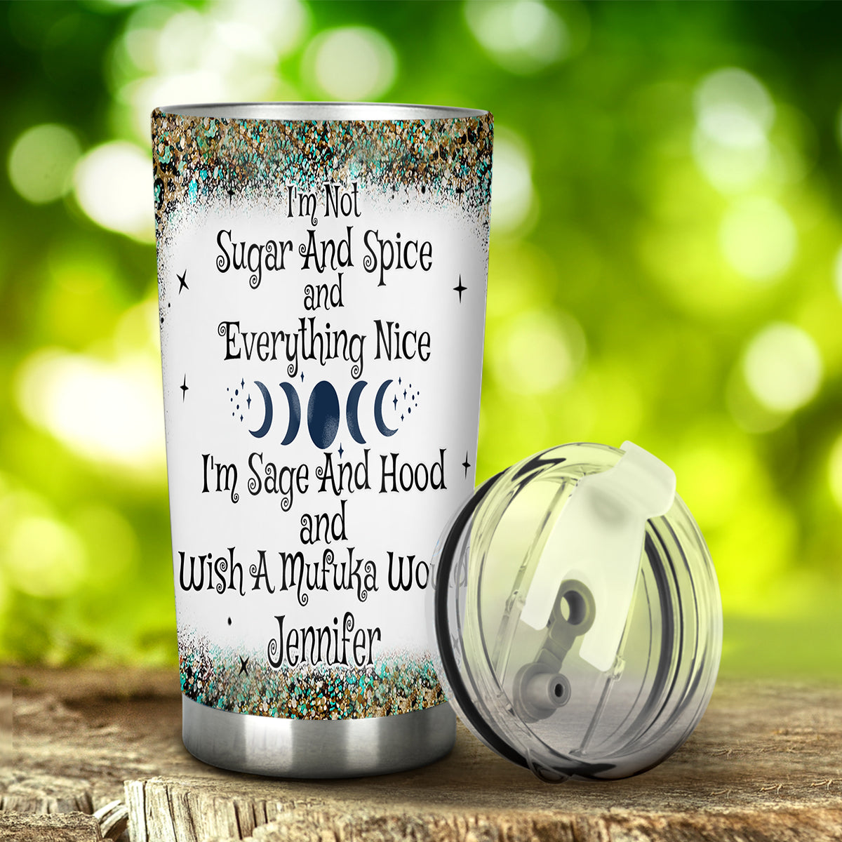 I'm Not Sugar And Spice - Personalized Yoga Tumbler