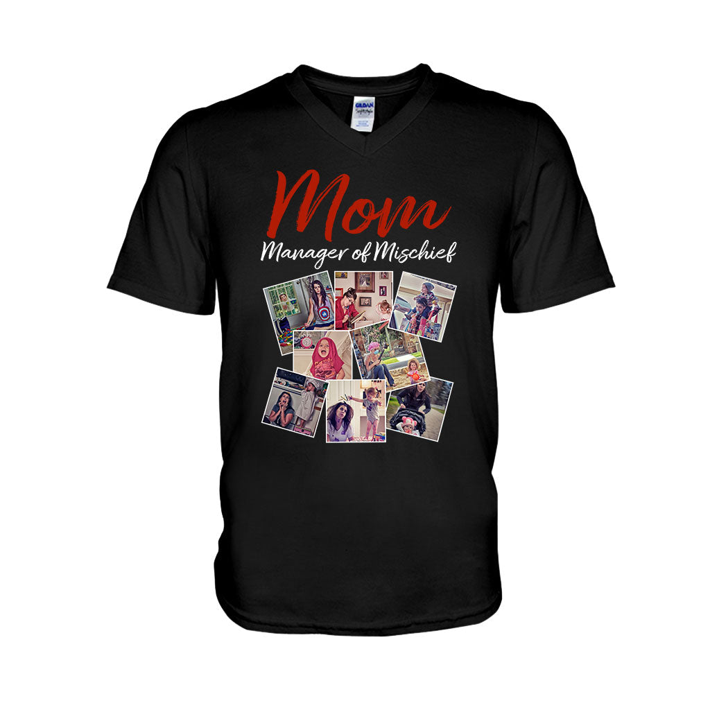 Mom Manager Of Mischief - Personalized Mother T-shirt And Hoodie