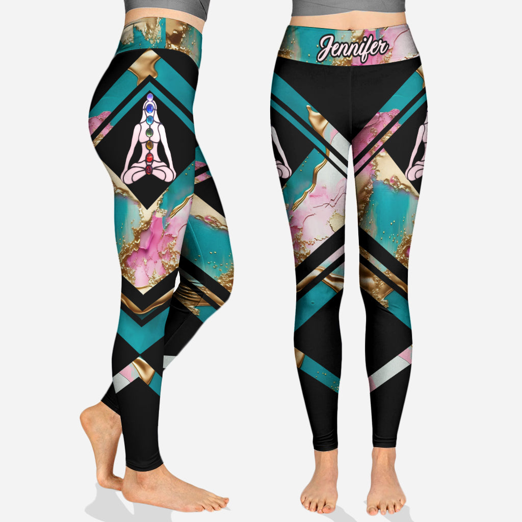 Meditation 7 Chakras - Personalized Yoga Leggings