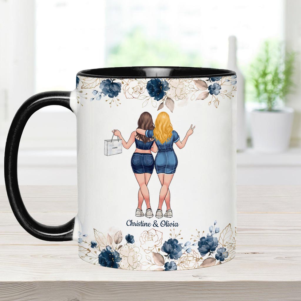 Talking To Your Sister - Personalized Bestie Accent Mug