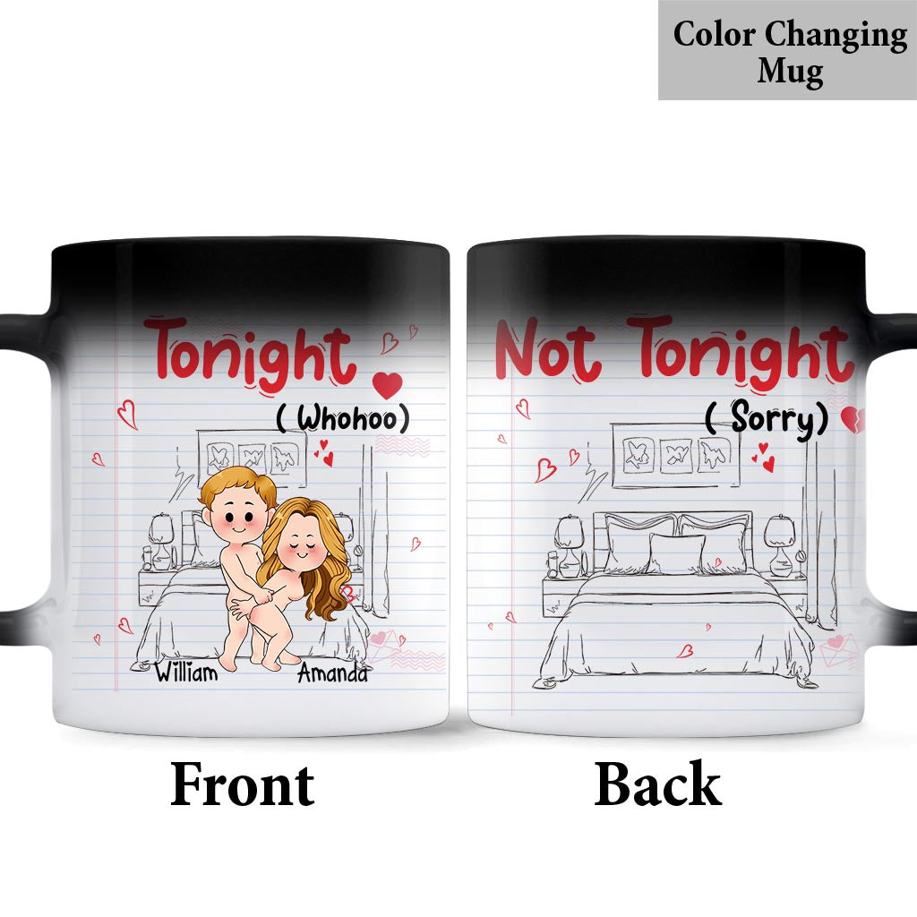 Tonight - Personalized Couple Mug