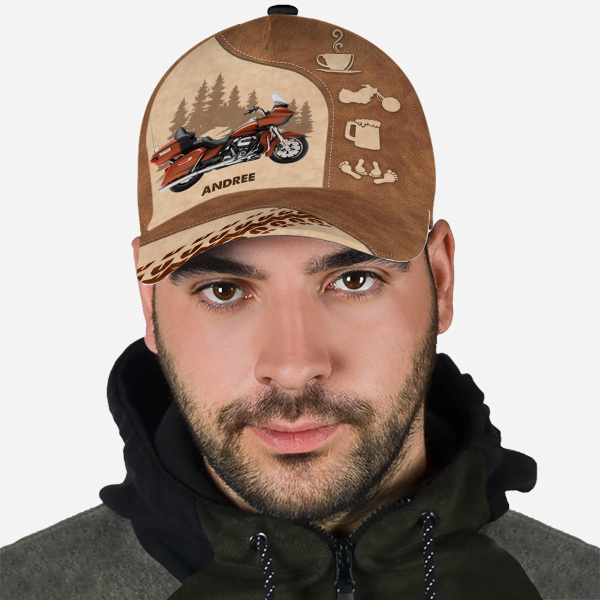 Happy Life - Personalized Biker Classic Cap