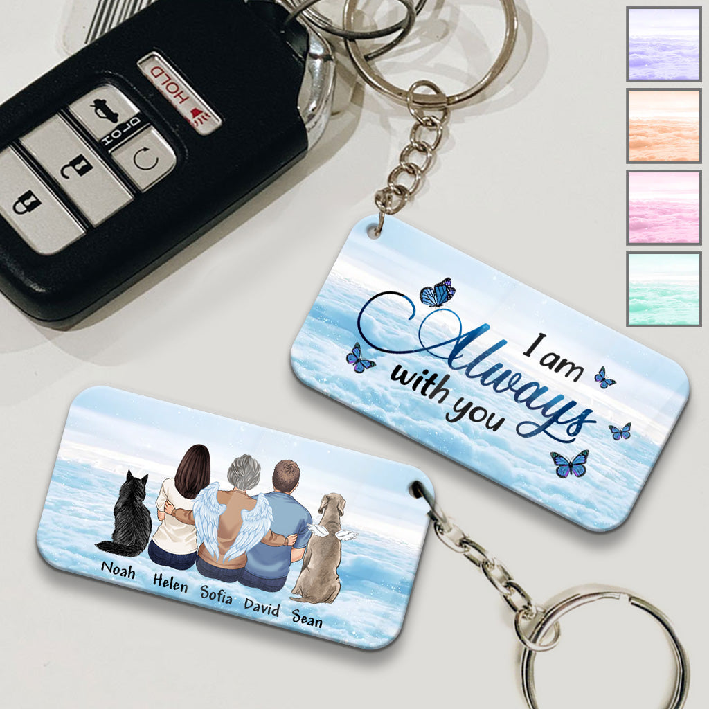 I'm Always With You - Personalized Memorial Keychain