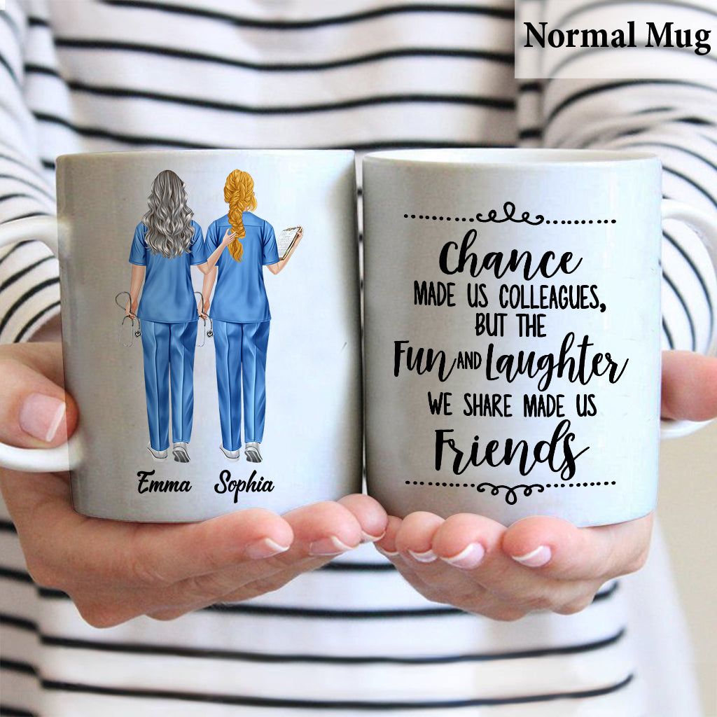 The Fun And Laughter We Share - Personalized Nurse Mug