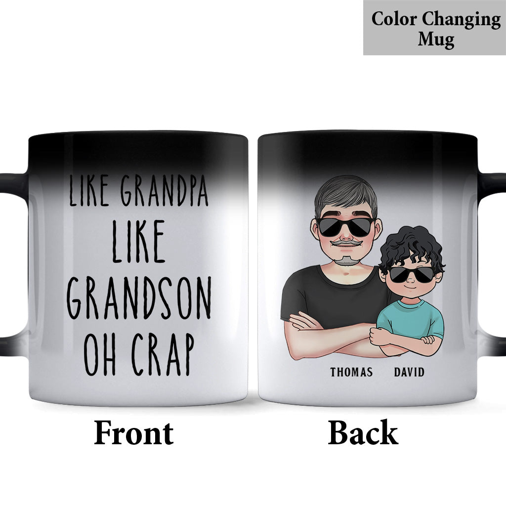 Like Father Like Son - Gift for dad, dad, son - Personalized Mug