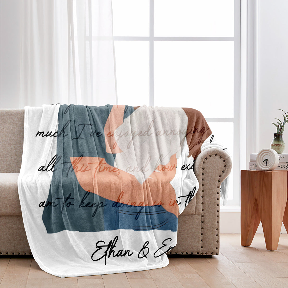 You Are By Far My Favorite - gift for girlfriend, wife, boyfriend, husband - Personalized Blanket