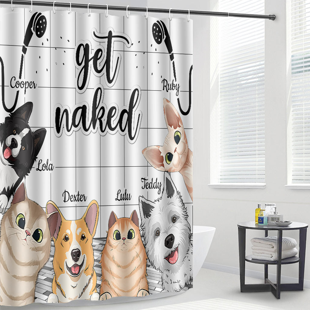 I Saw That - Personalized Dog Shower Curtain