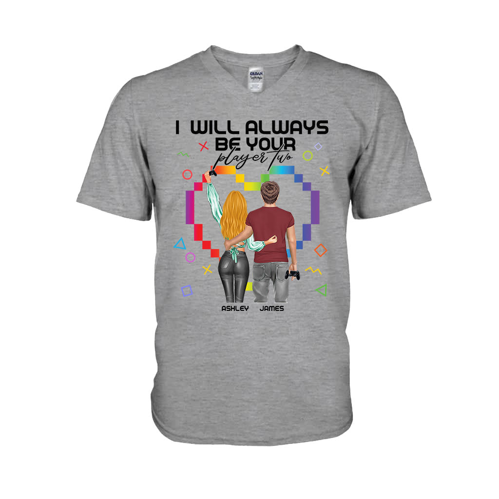 I Will Always Be Your Player Two - Personalized Video Game T-shirt And Hoodie