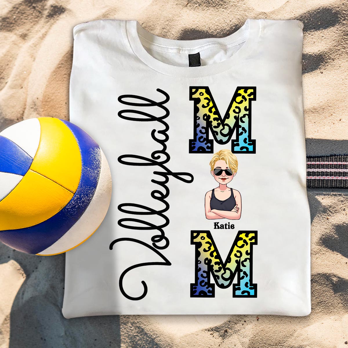 Volleyball Mom - Personalized Volleyball T-shirt and Hoodie