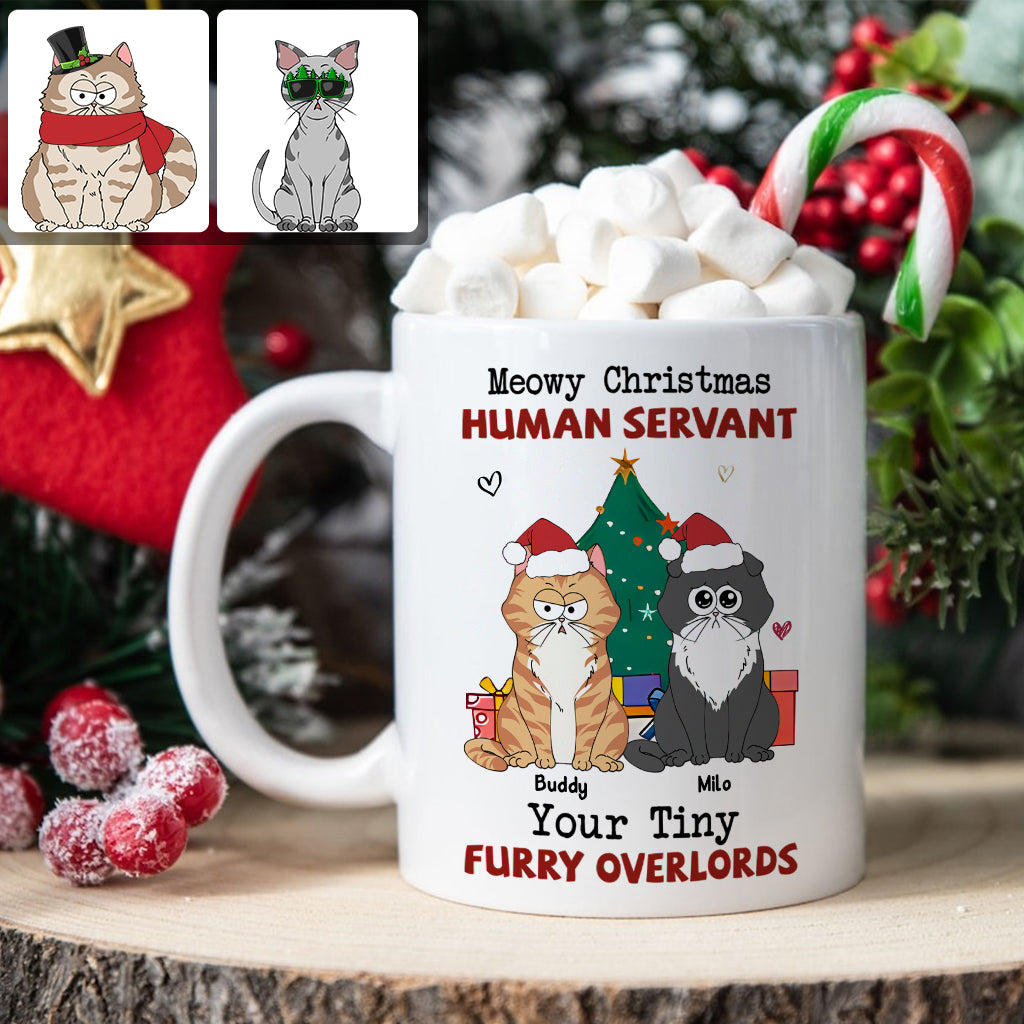 Meowy Christmas - Personalized Cat Mug