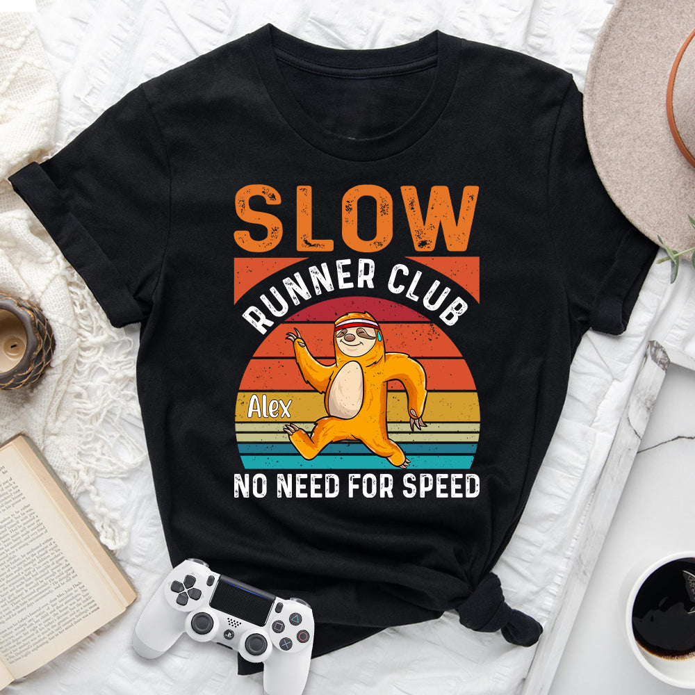 Slow Runner Club - Personalized Running T-shirt and Hoodie
