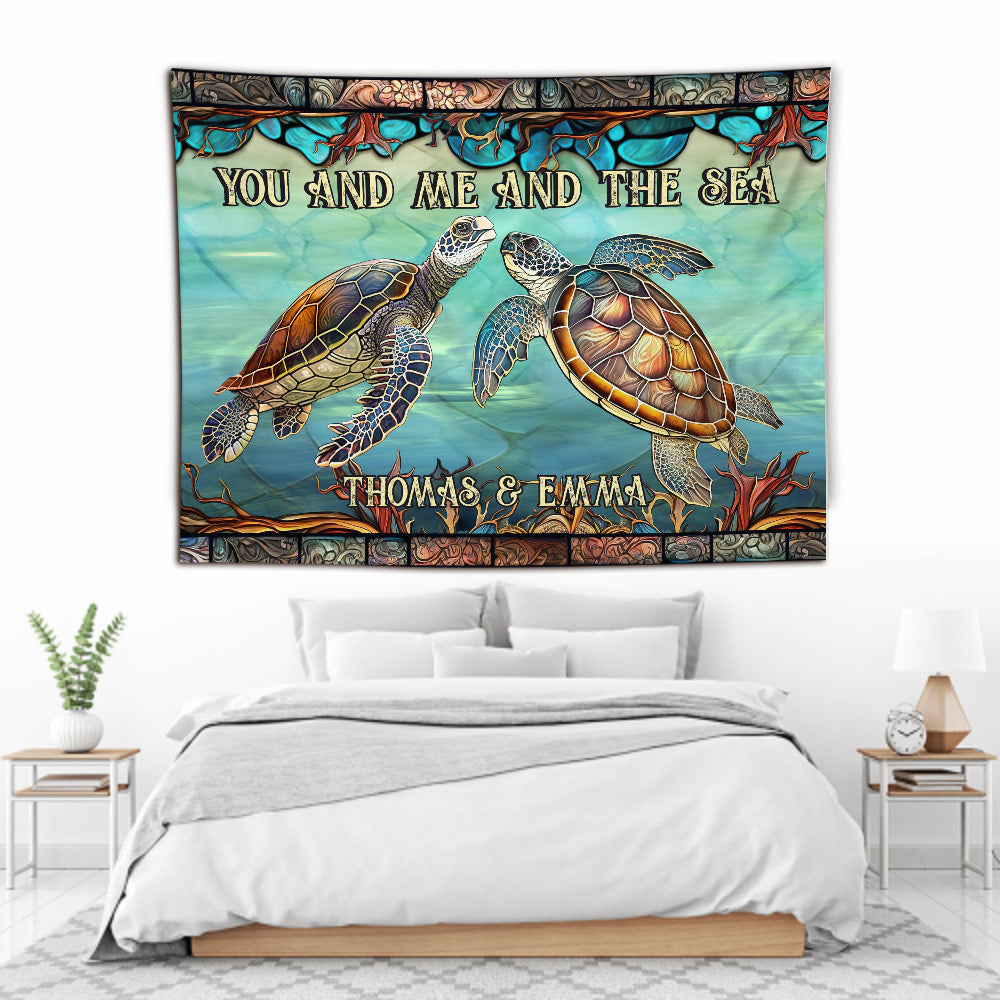 We Got This - Personalized Turtle Wall Tapestry
