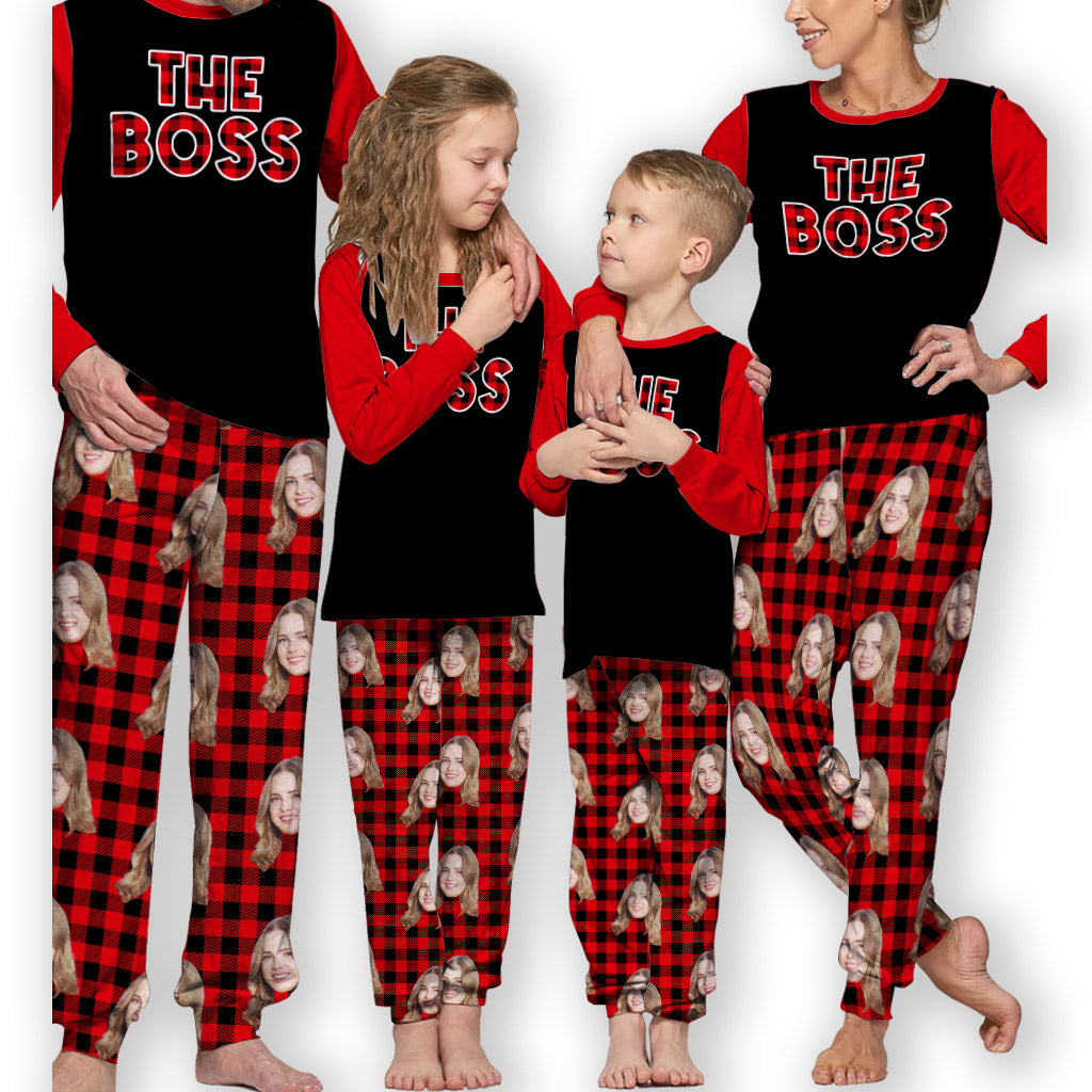 The Boss & The Real Boss - Personalized Kid Pajamas Set