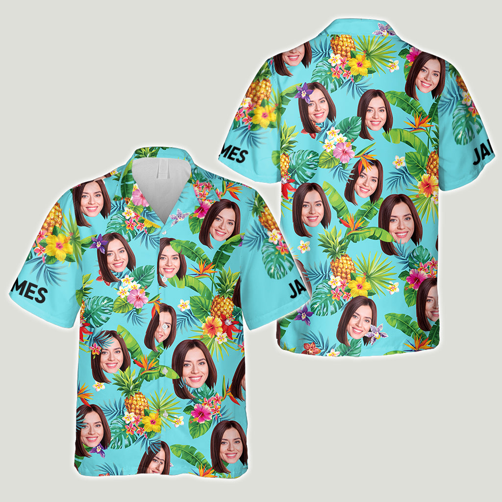 Tropical Flowers - Personalized Sea Lover Hawaiian Shirt