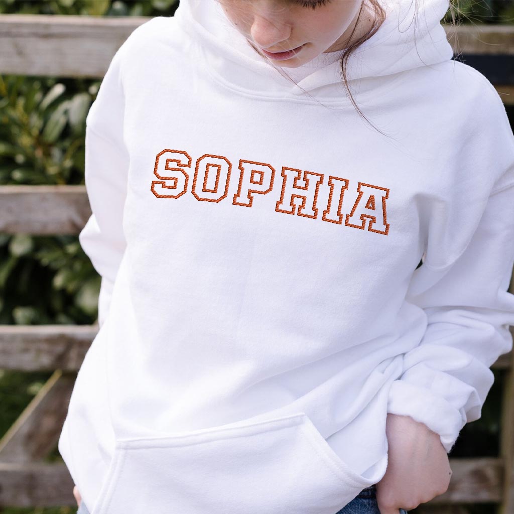 Custom Name - Personalized Daughter Embroidered Hoodie