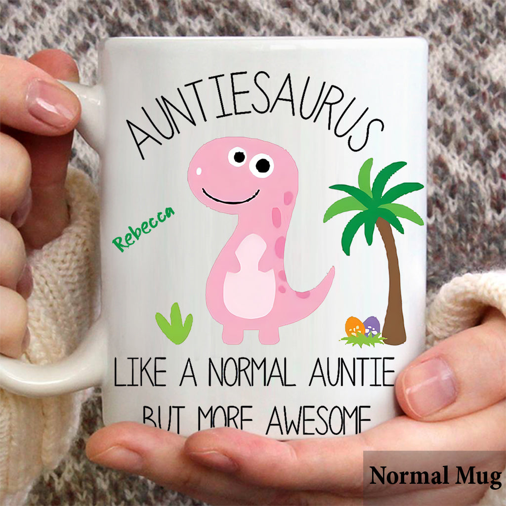 Auntie Dinosaur - Personalized Aunt Mug