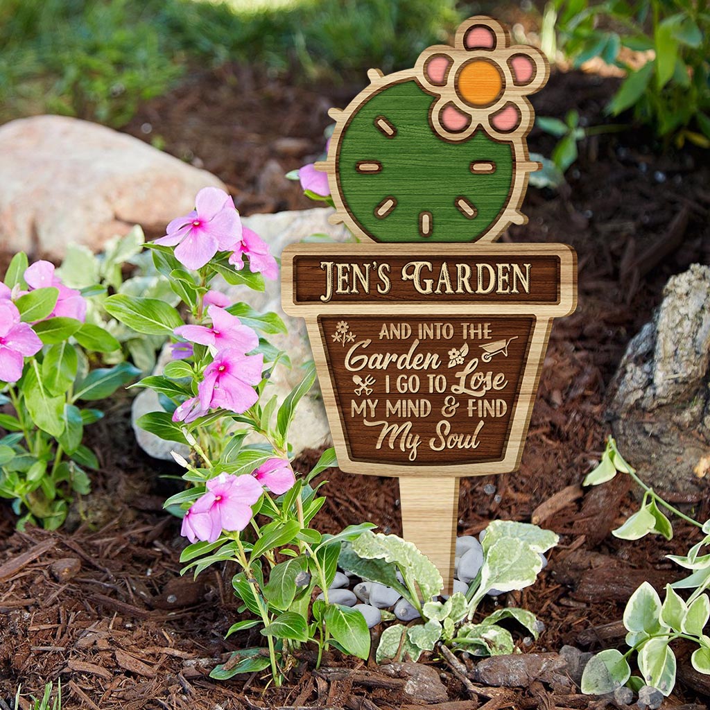 Beware Crazy Plant Lady Lives Here - Personalized Gardening Acrylic Plaque Stake