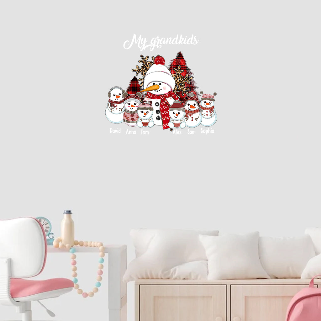 Our Christmas - Personalized Grandma Decal Full