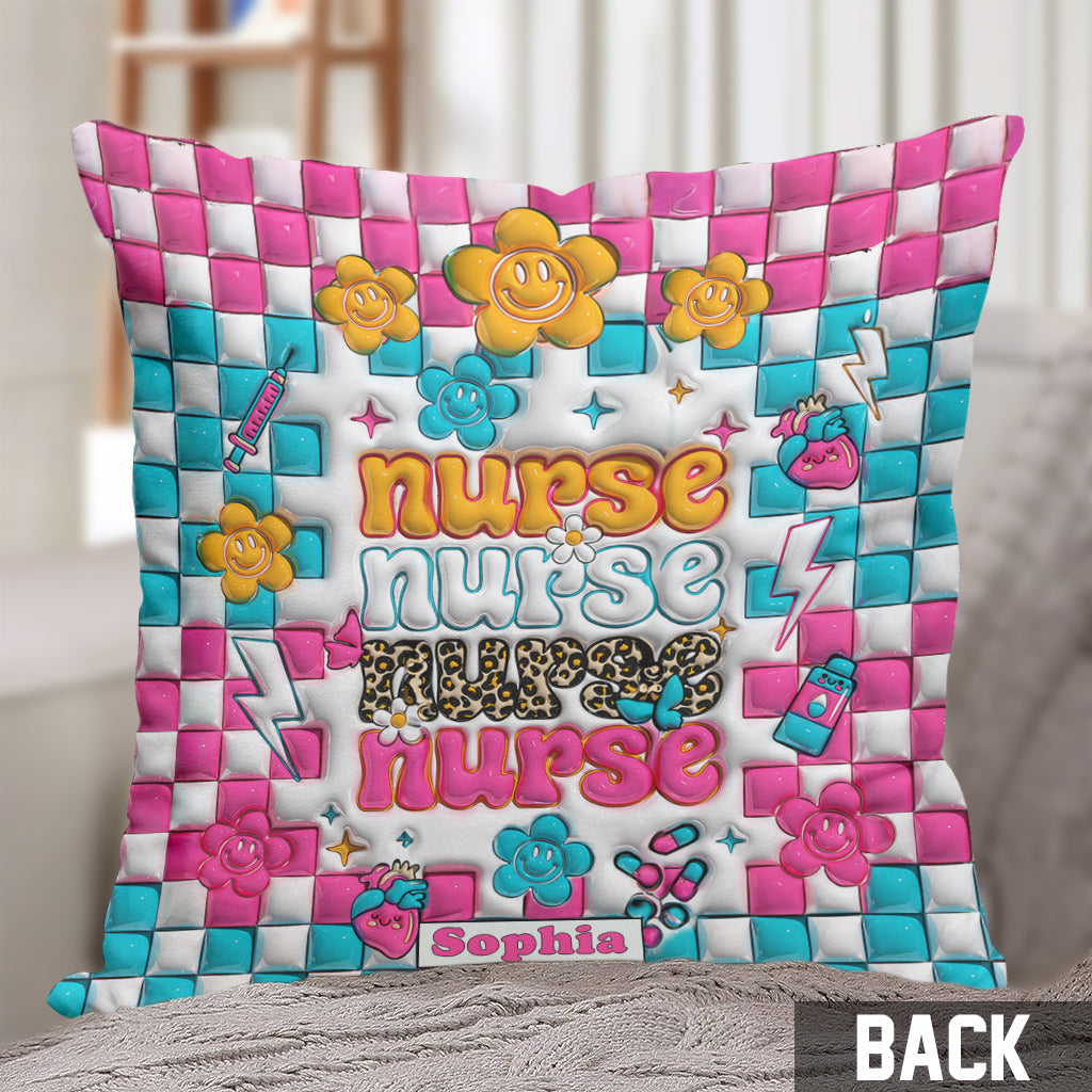 Nurse Life - Nurse gift for mom, her, wife, girlfriend, friend - Personalized Throw Pillow