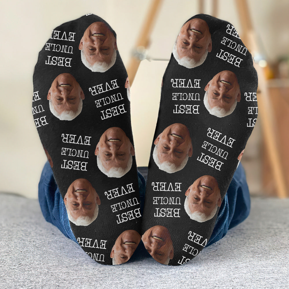 Custom Face - Personalized Uncle Socks