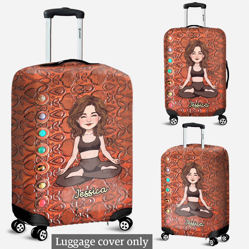 Namaste - Personalized Yoga Luggage Cover