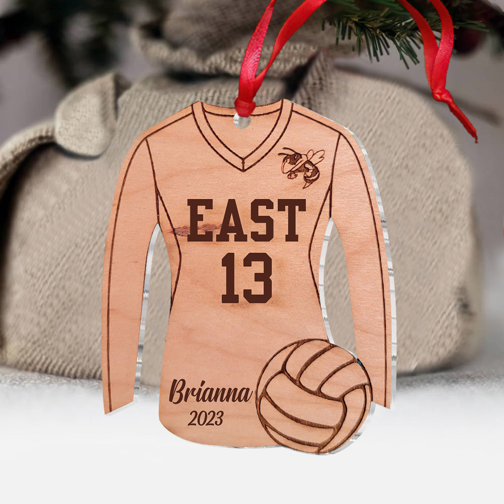 Love Volleyball - Personalized Volleyball Ornament