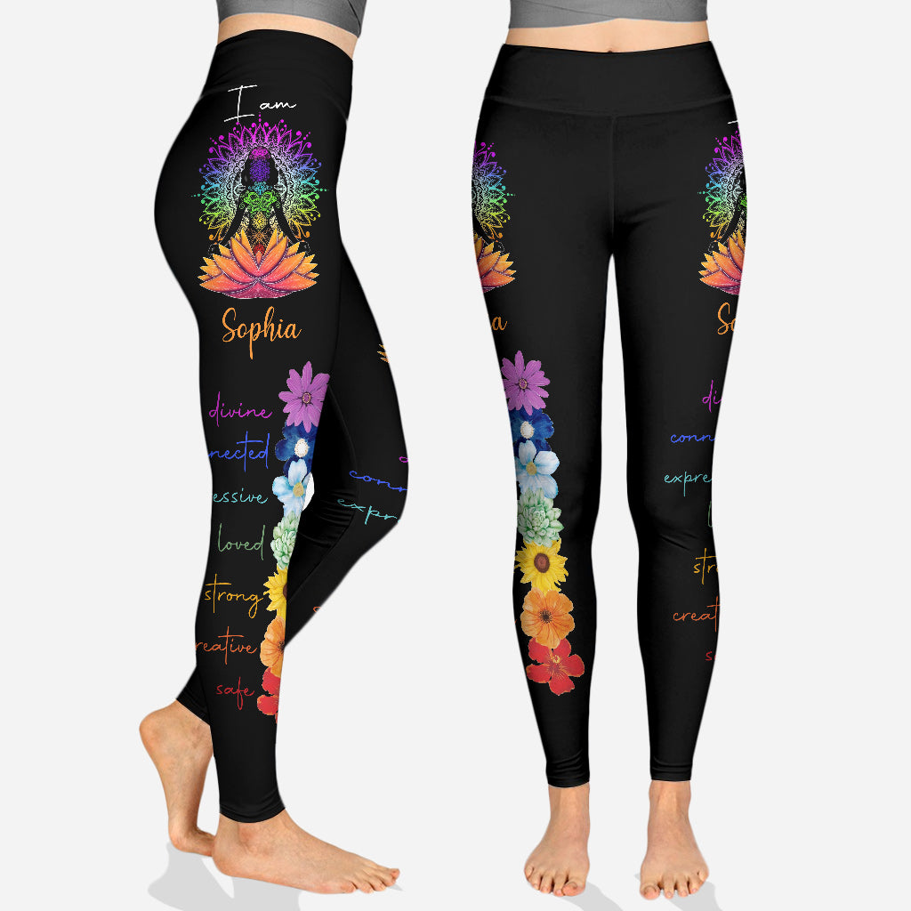 Namaste Custom Gift For Her Personalized Yoga Leggings