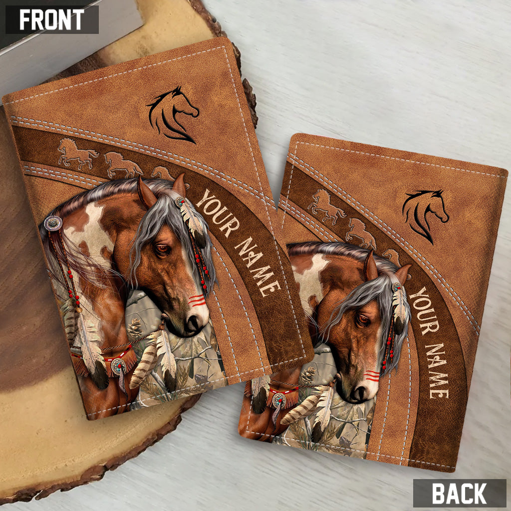 Discover Love Horses - Personalized Horse Passport Holder