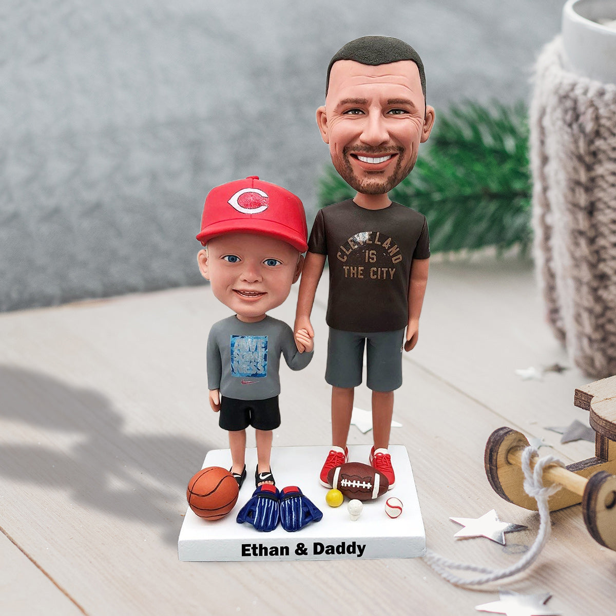 Custom Father Bobblehead - Personalized Father Bobblehead