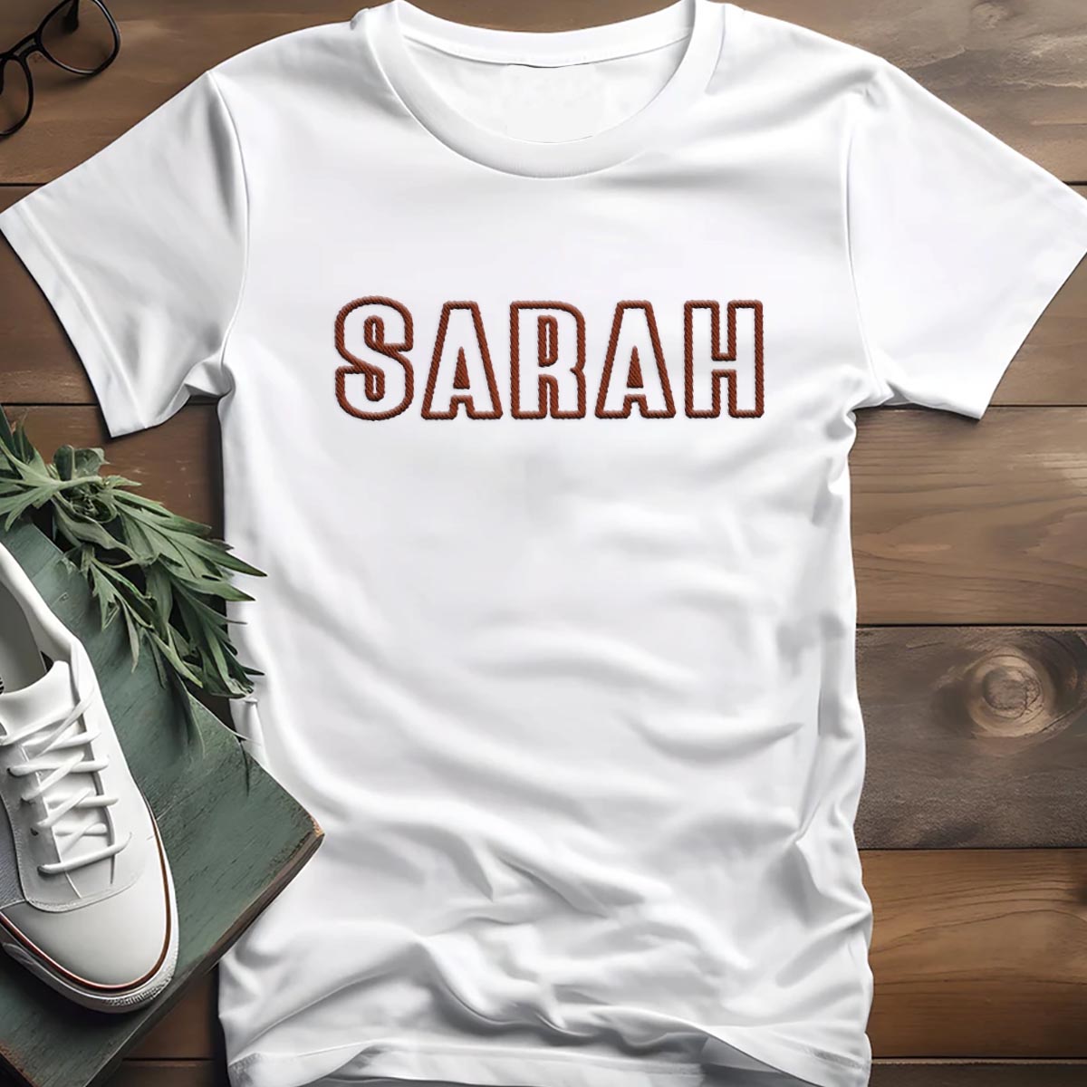 Custom Name - Personalized Daughter Embroidered T-shirt