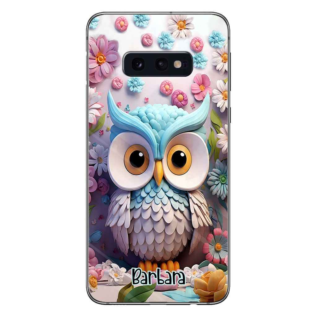 Cool Owl - Personalized Owl Phone Case