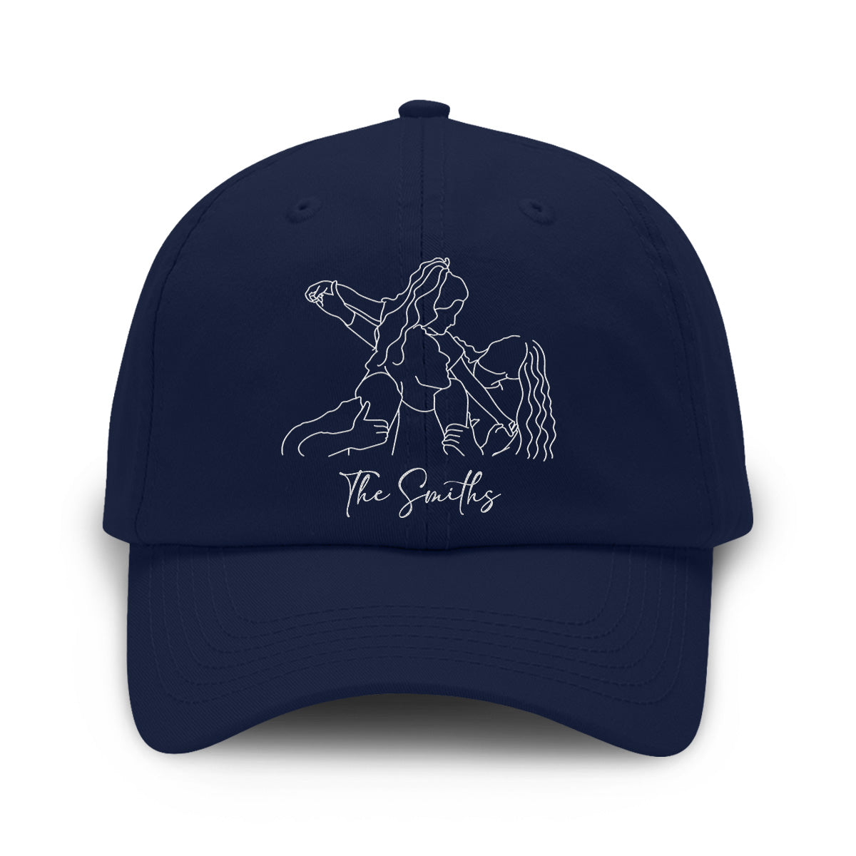 Custom Photo - Personalized Family Embroidered Classic Cap