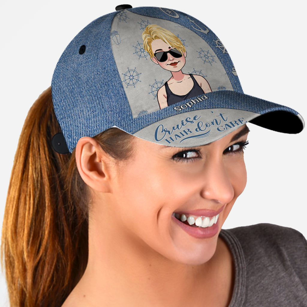 Cruise Hair Don't Care - Personalized Cruising Classic Cap