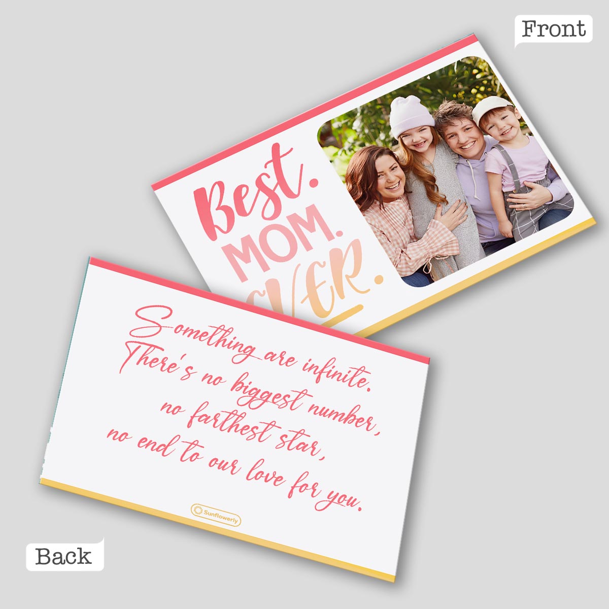 Best Mom Ever - Personalized Greeting Card