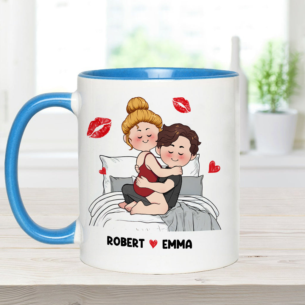 I Love You - Personalized Couple Accent Mug