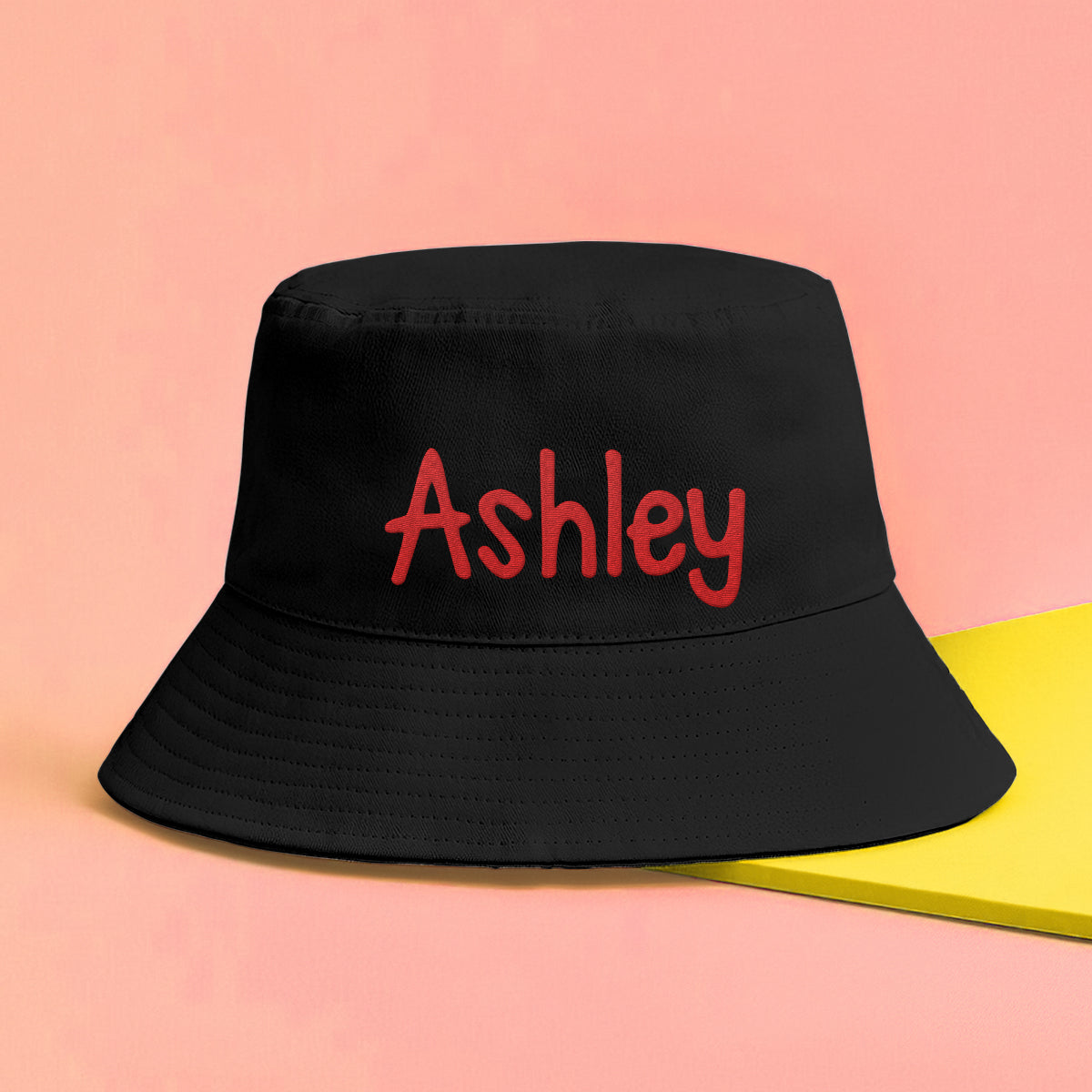 Custom Name - Personalized Sibling Embroidered Bucket Hat