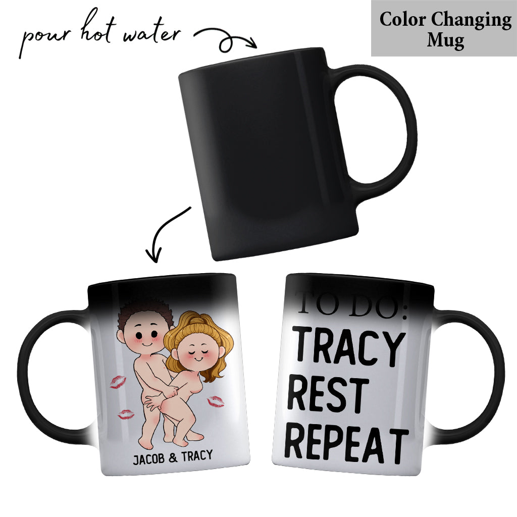 To Do List - Personalized Couple Mug