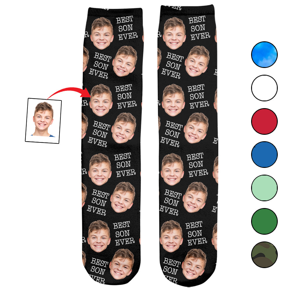 Custom Face - Personalized Son Socks