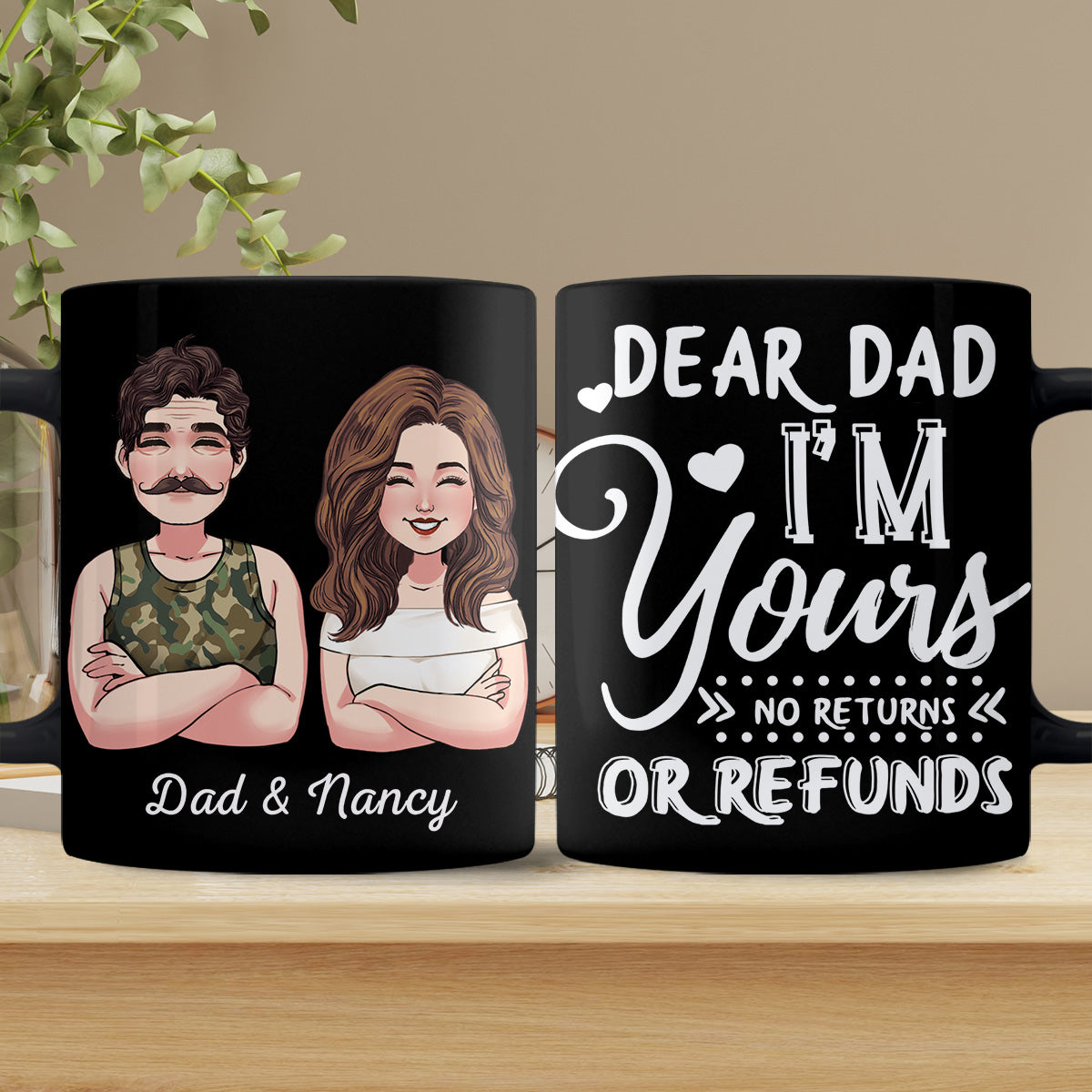 I Just Want You To Be Happy - Couple gift for husband, wife