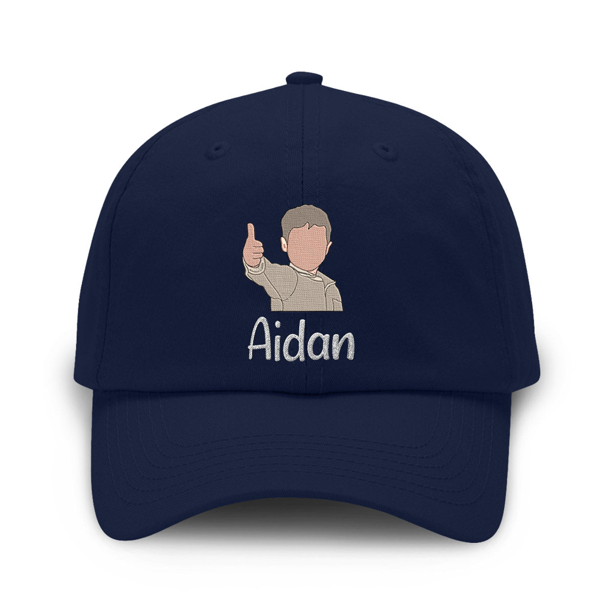 Custom 2D Photo - Personalized Kid Embroidered Classic Cap