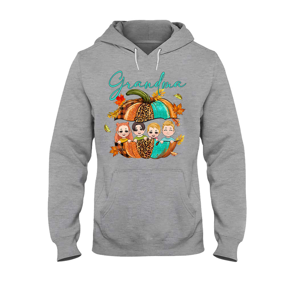 Grandma - Personalized Thanksgiving T-shirt And Hoodie