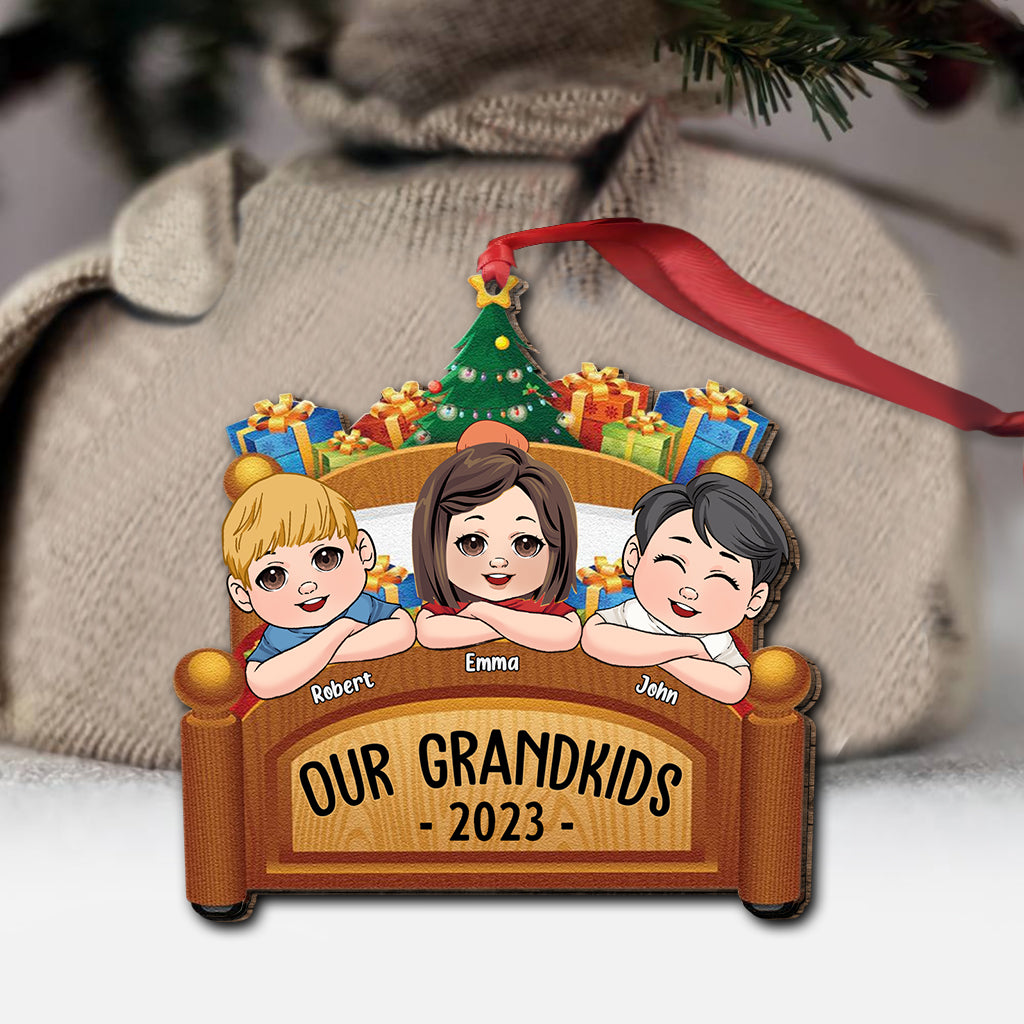 Our Grandkid - Personalized Grandma Ornament
