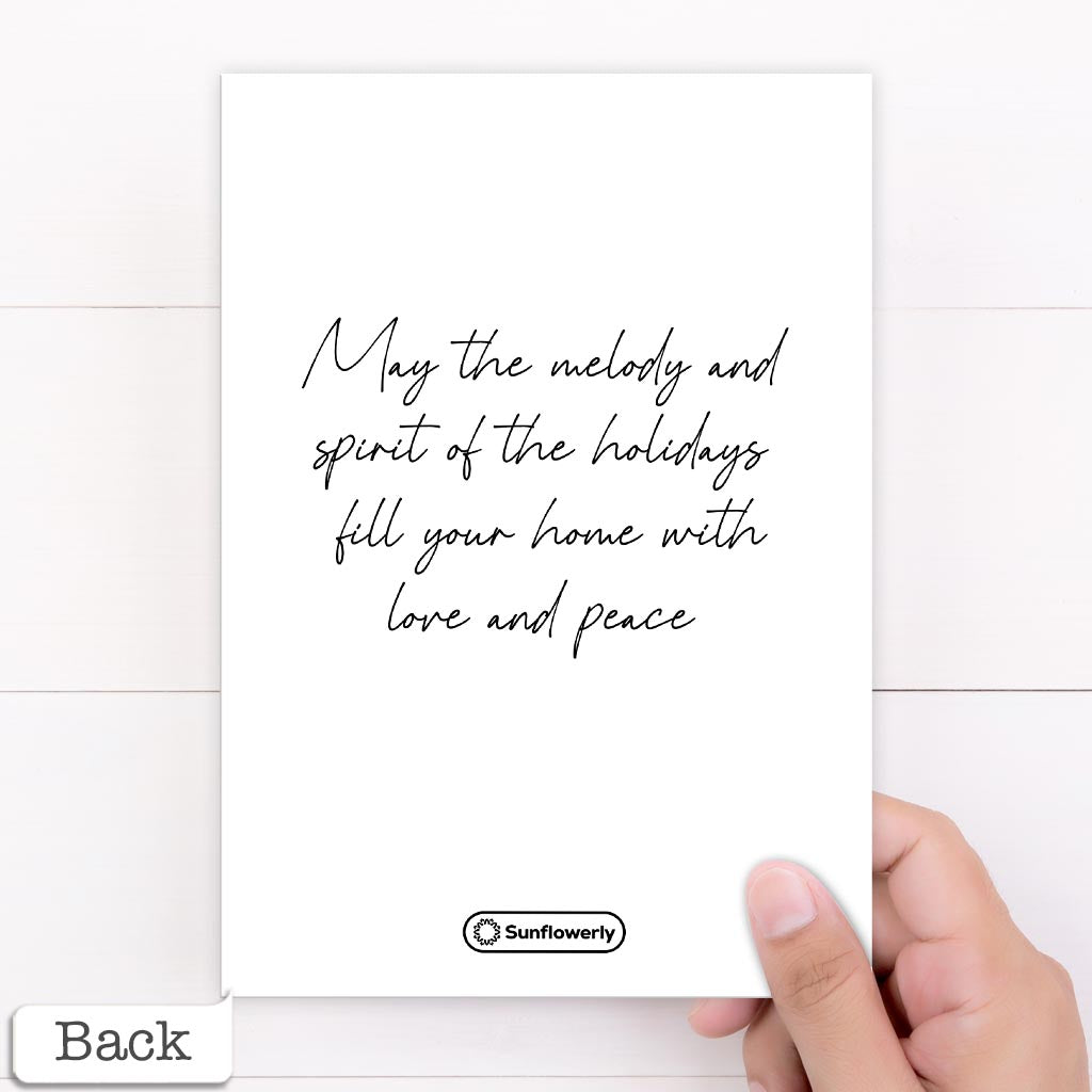 Any Message Heart Photo Upload - Personalized Greeting Card