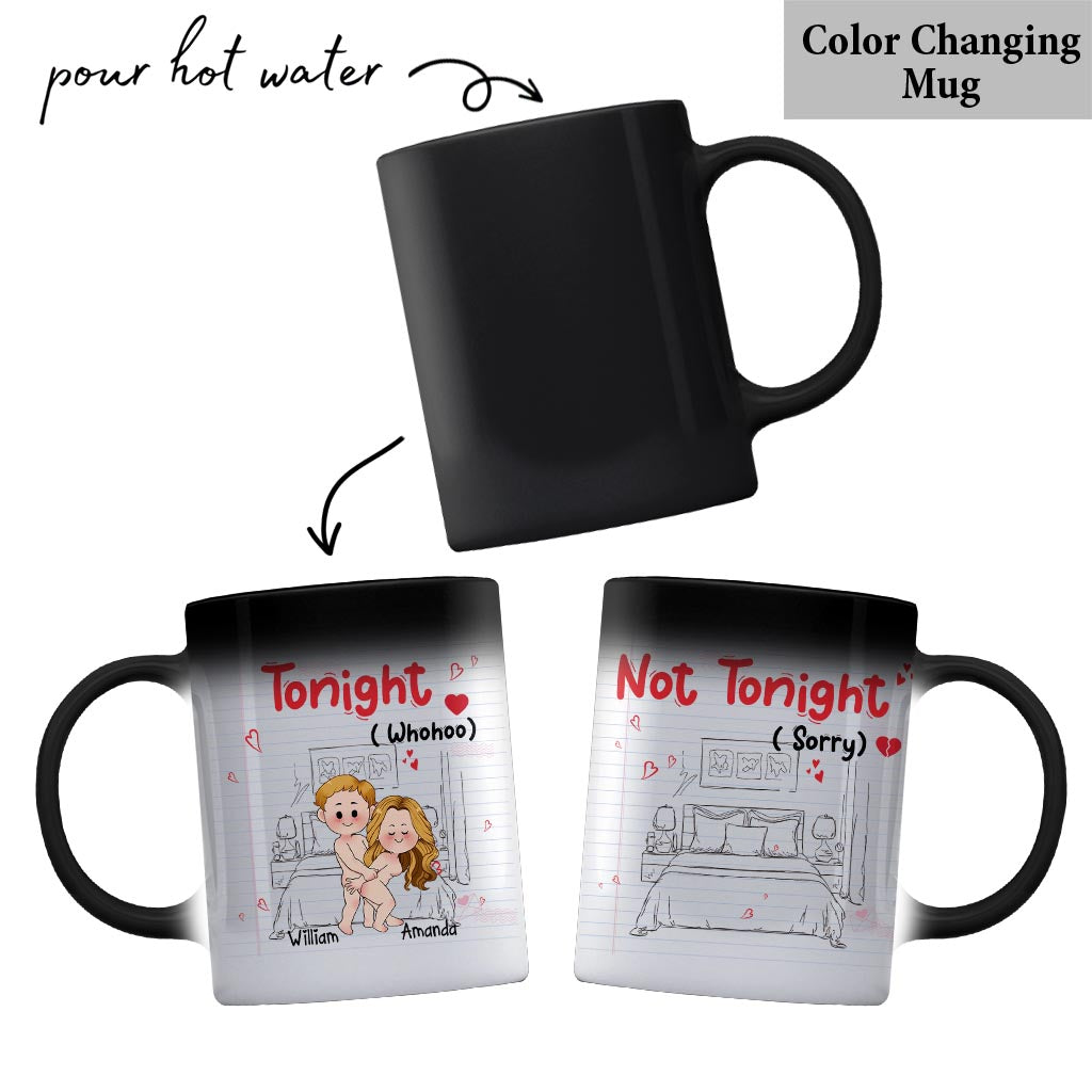 Tonight - Personalized Couple Mug