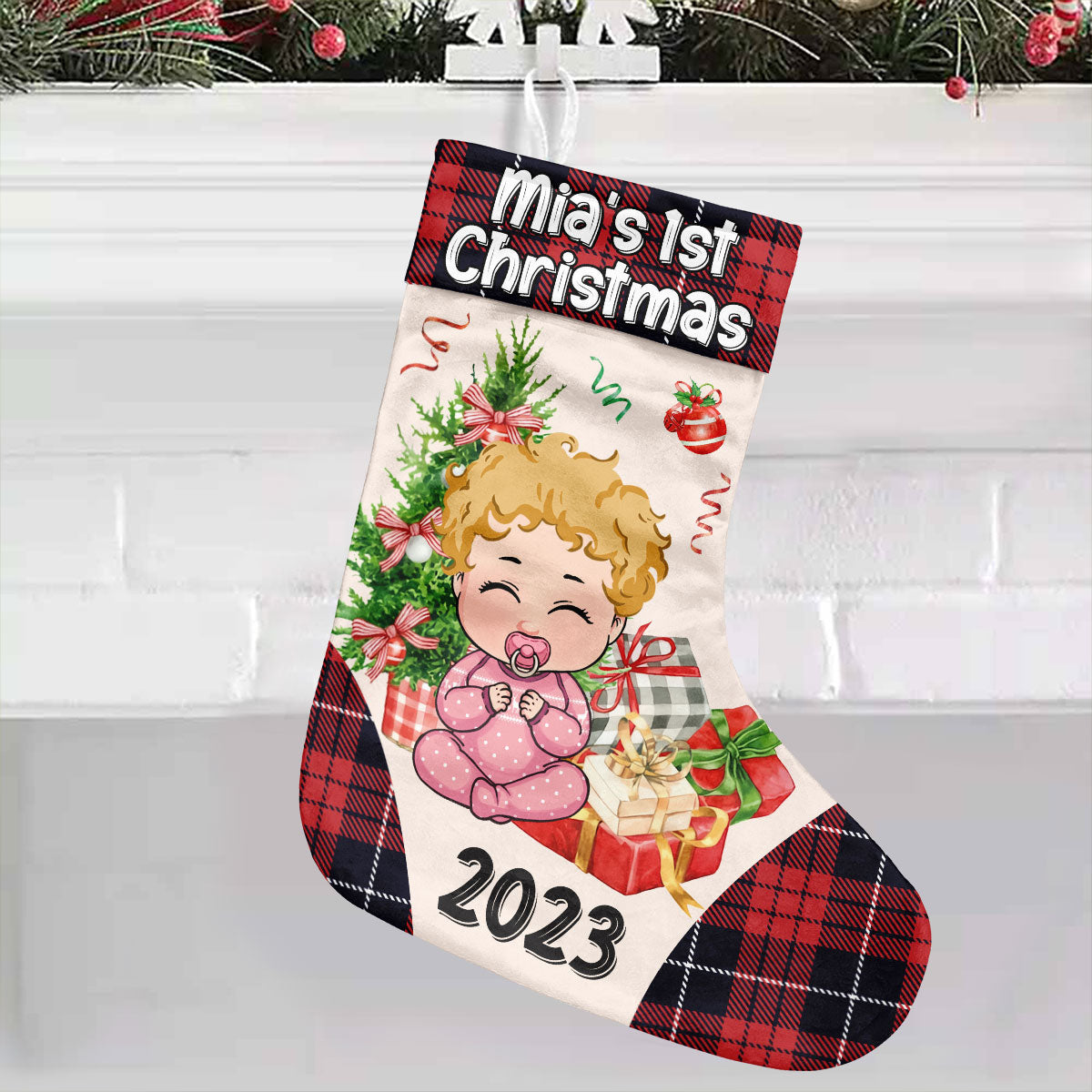 My 1st Christmas - Personalized Family Christmas Stockings