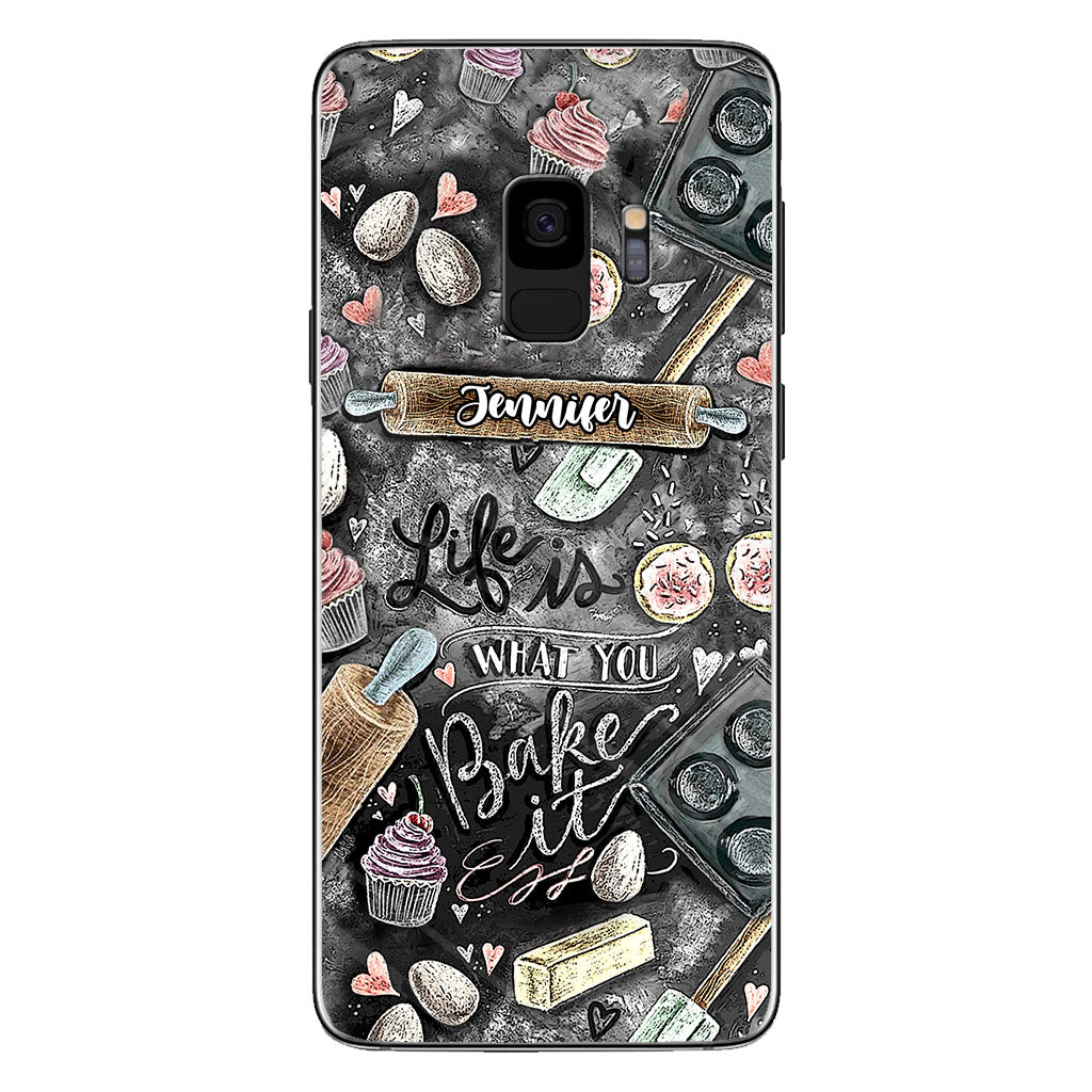 Life Is What You Bake It - Personalized Baking Phone Case