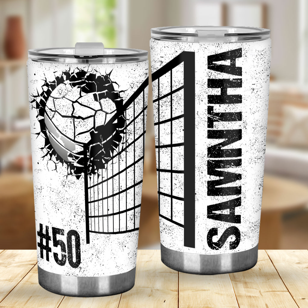 Volleyball Net - Personalized Volleyball Tumbler